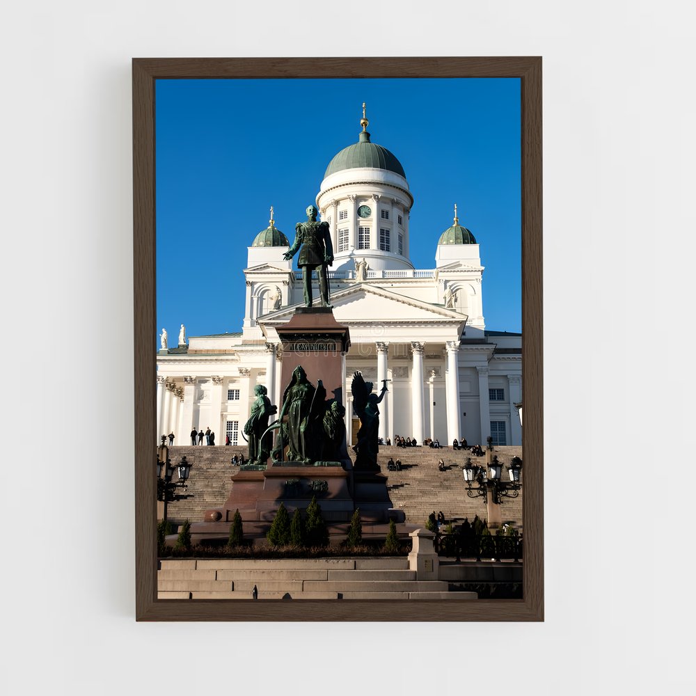 ap-helsinki cathedral-4 cadre Bois foncé