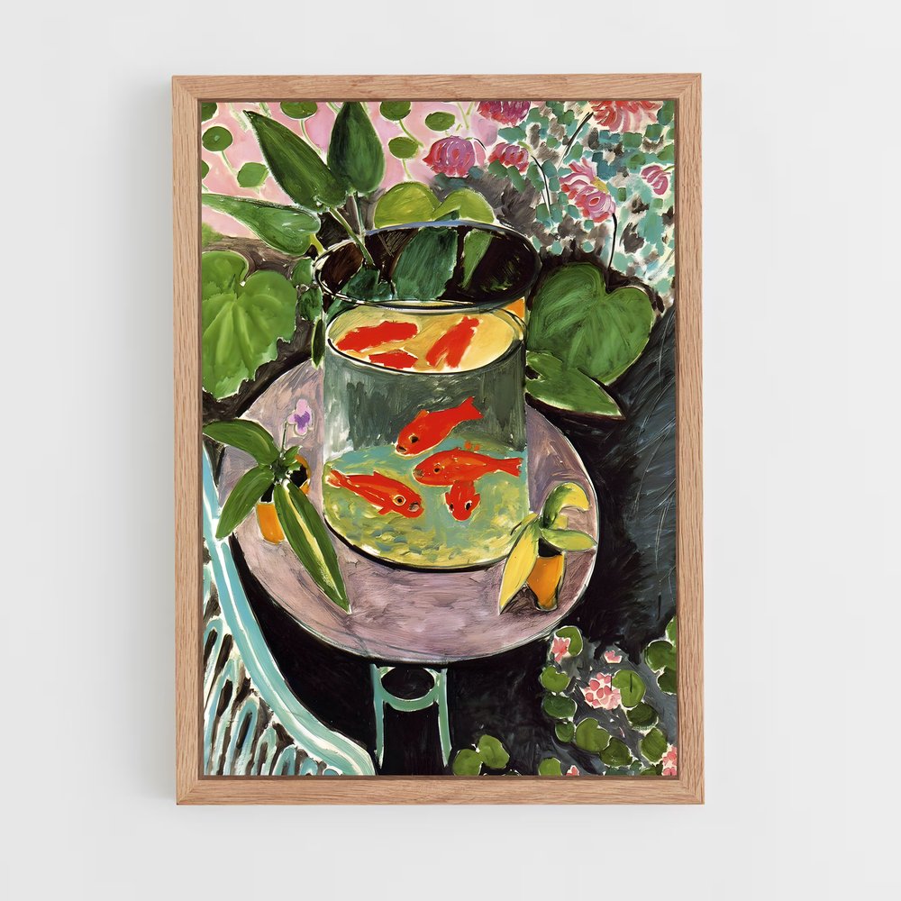 ap-henri matisse-1 cadre Bois clair