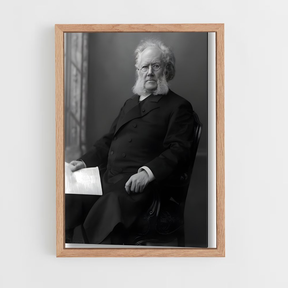 ap-henrik ibsen-2 cadre Bois clair