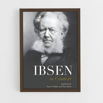 ap-henrik ibsen-4 cadre Bois foncé