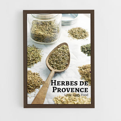 ap-herbs de provence-4 cadre Bois foncé