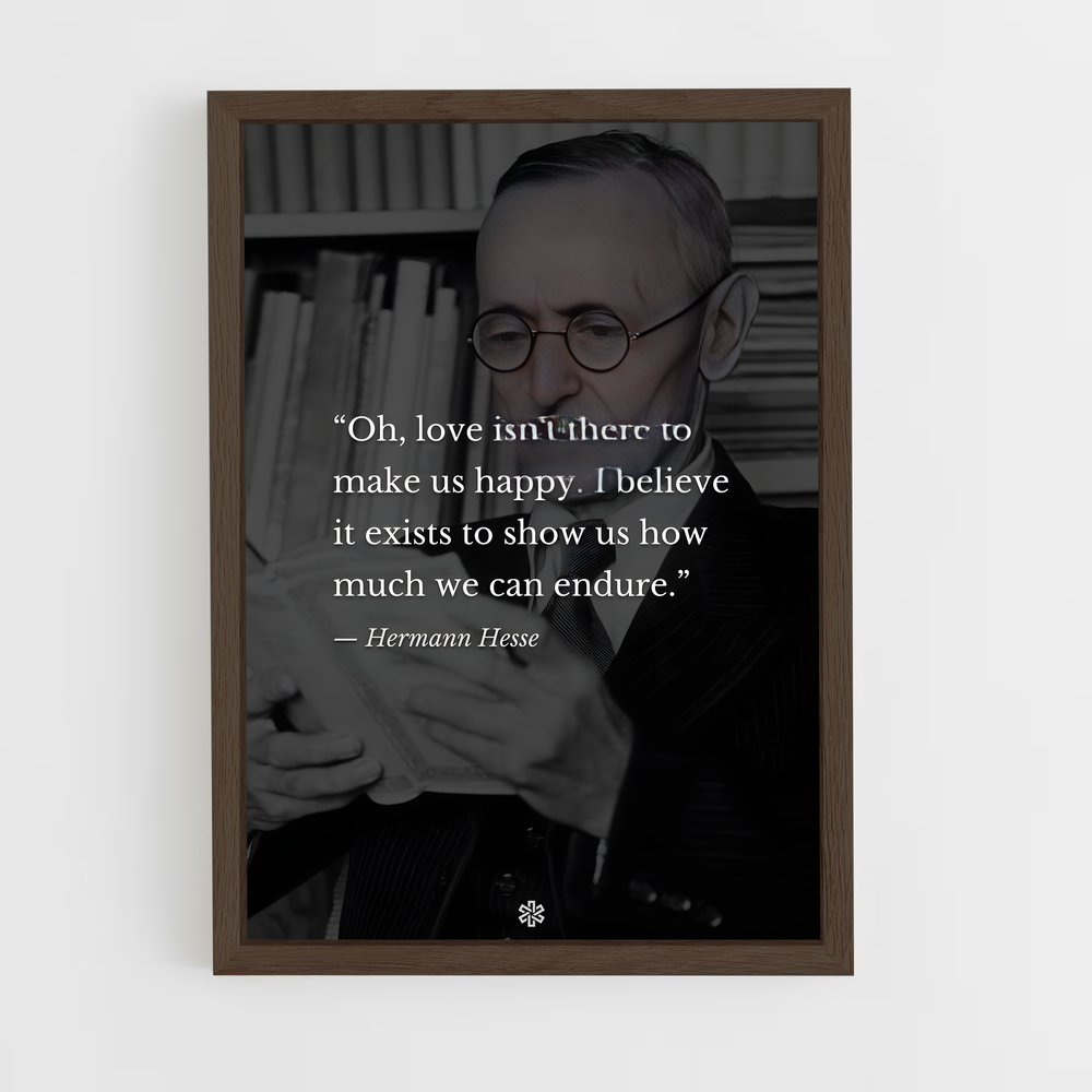ap-hermann hesse-3 cadre Bois foncé