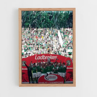 ap-hibernian fc-4 cadre Bois clair