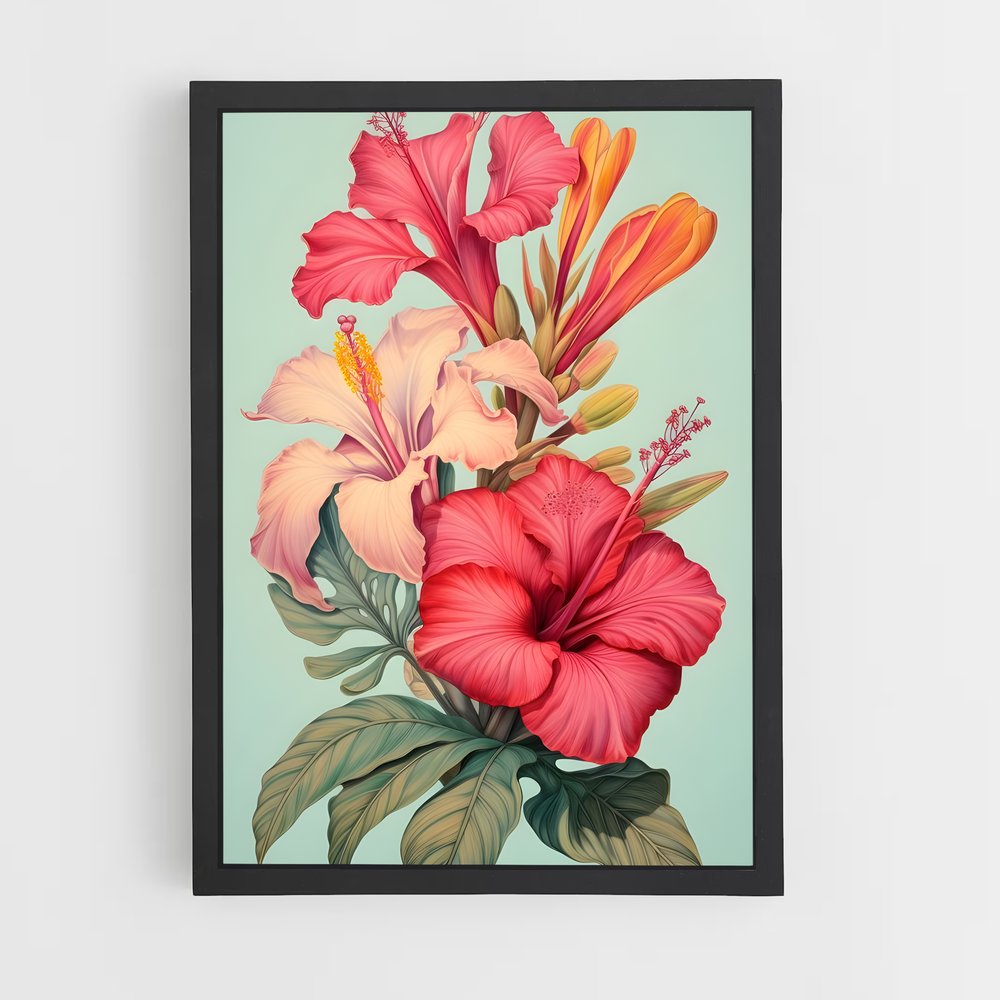 ap-hibiscus-13 cadre Noir