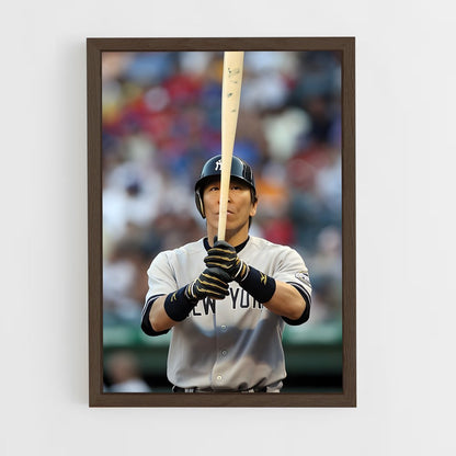 ap-hideki matsui-2 cadre Bois foncé