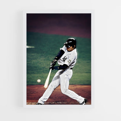 ap-hideki matsui-4 cadre Blanc