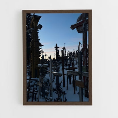 ap-hill of crosses-1 cadre Bois foncé
