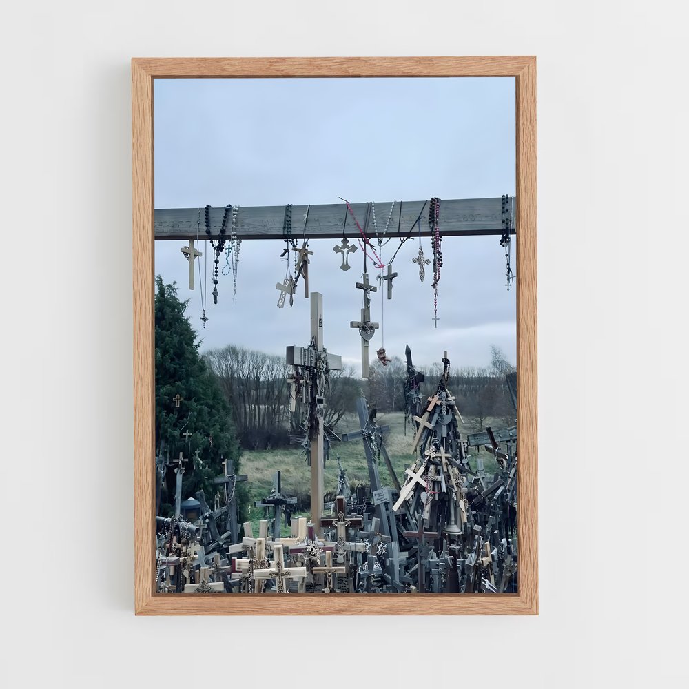 ap-hill of crosses-6 cadre Bois clair