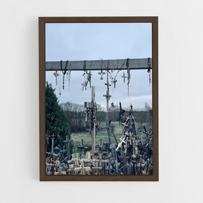 ap-hill of crosses-6 cadre Bois foncé