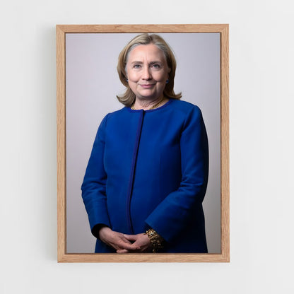 ap-hillary clinton-8 cadre Bois clair