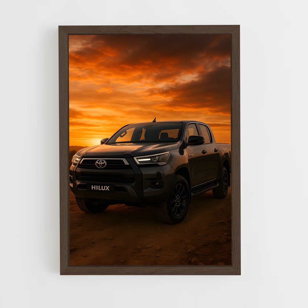 ap-hilux-1 cadre Bois foncé