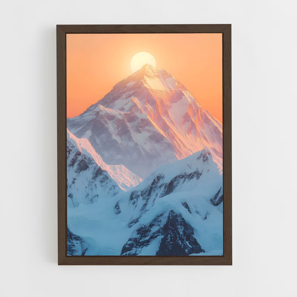 ap-himalaya mountains-10 cadre Bois foncé