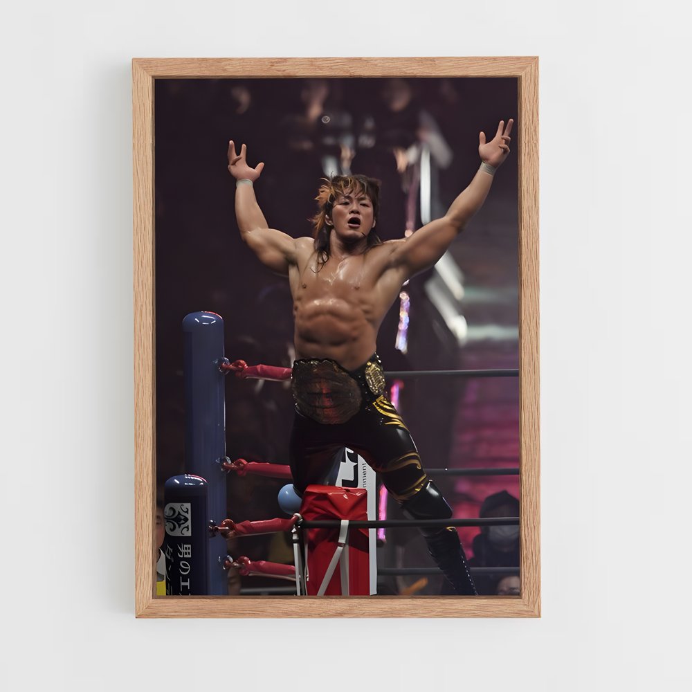 ap-hiroshi tanahashi-1 cadre Bois clair