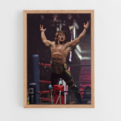 ap-hiroshi tanahashi-1 cadre Bois clair