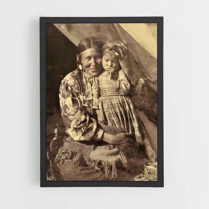 ap-hirst mother and child-1 cadre Noir