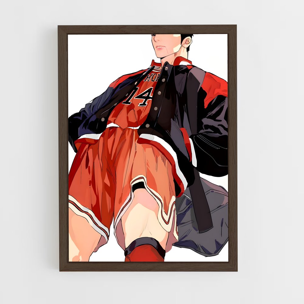 ap-hisashi mitsui-4 cadre Bois foncé