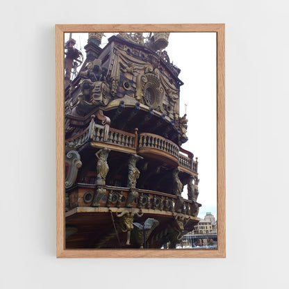 ap-historic ships-6 cadre Bois clair