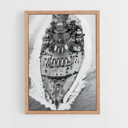 ap-hms king george v-1 cadre Bois clair