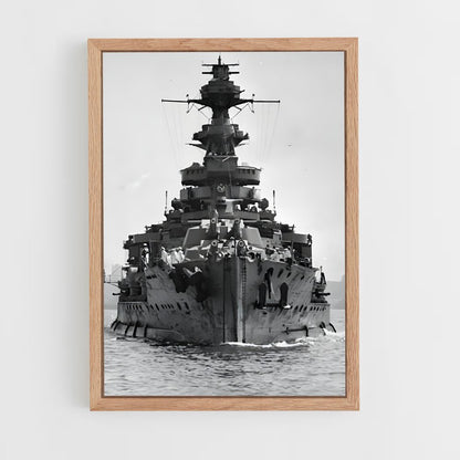 ap-hms queen elizabeth-2 cadre Bois clair