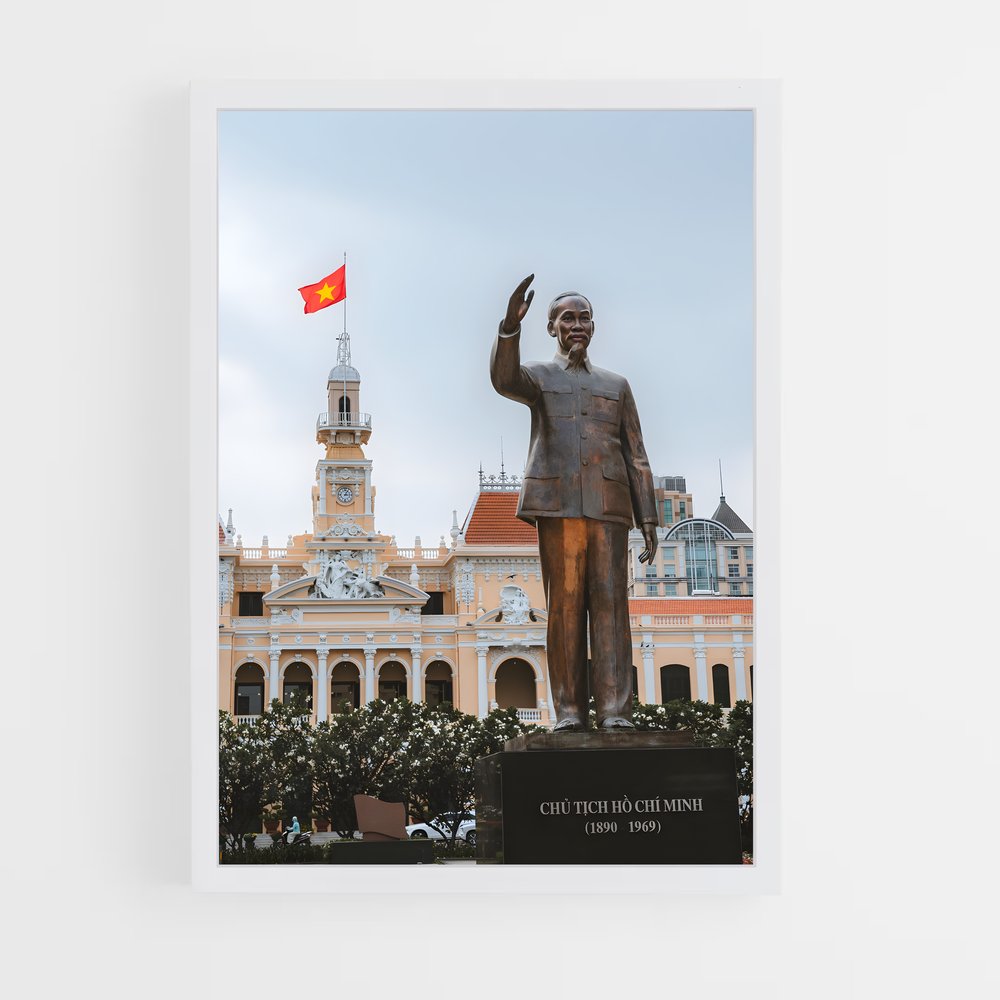 ap-ho chi minh-4 cadre Blanc