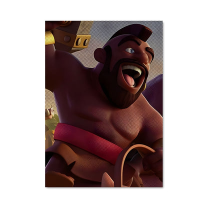 Poster Clash Royale : Hog Rider en Action