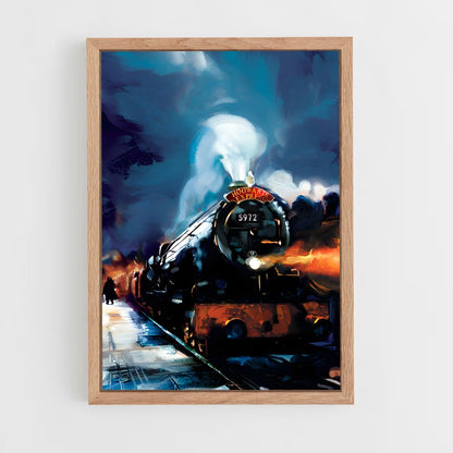 ap-hogwarts express-3 cadre Bois clair