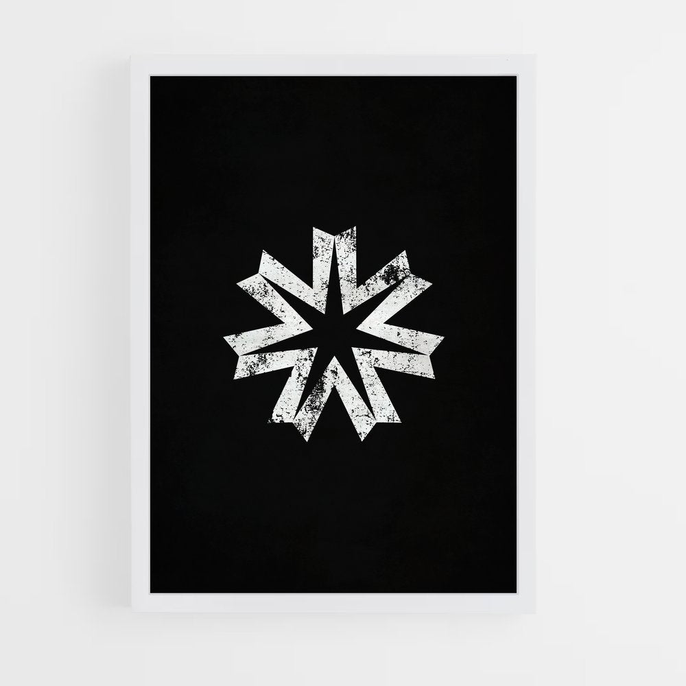 ap-hokkaido flag-1 cadre Blanc