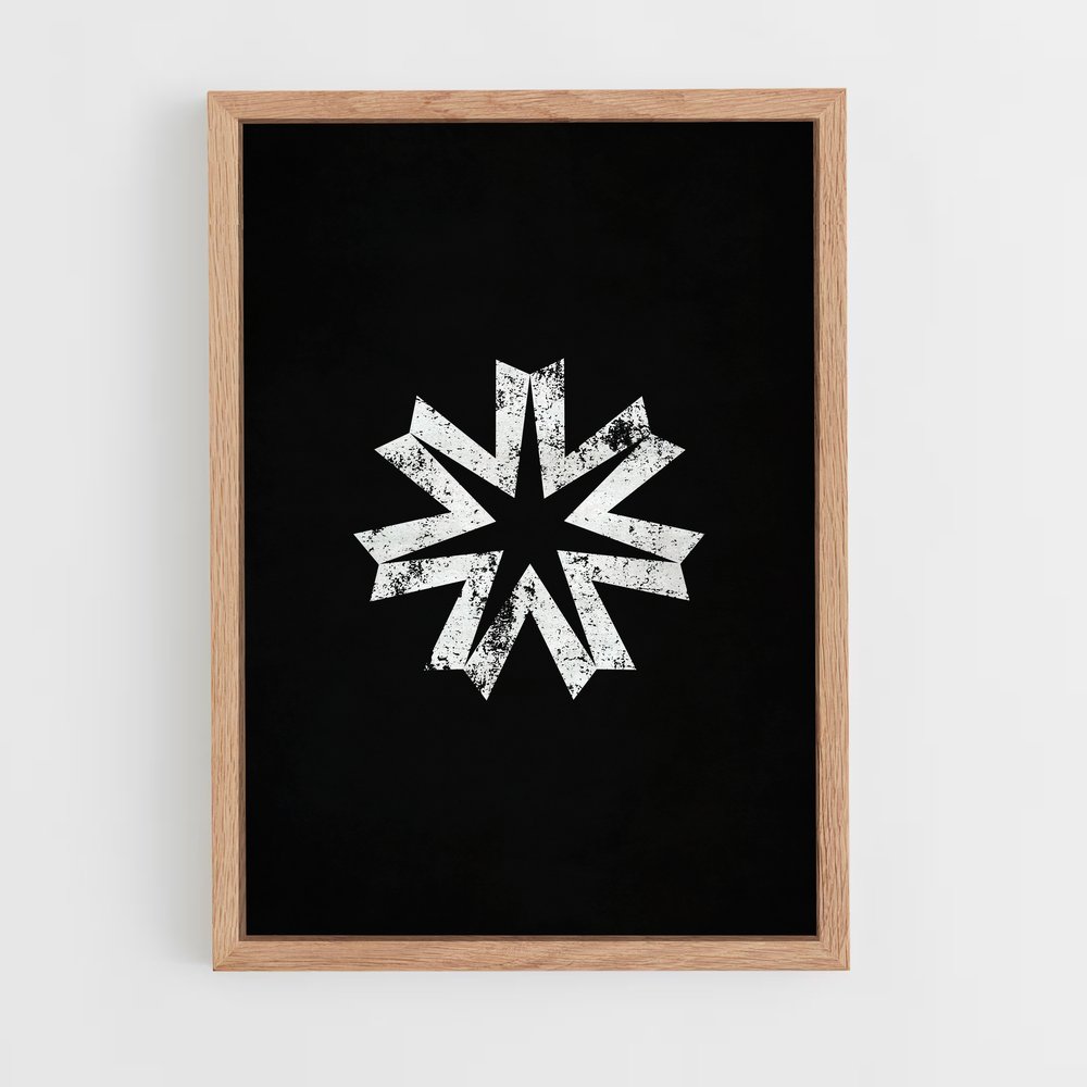 ap-hokkaido flag-1 cadre Bois clair