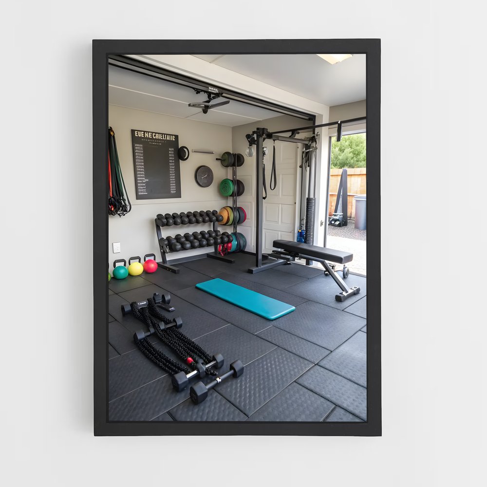 ap-home gym-4 cadre Noir