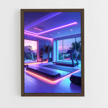 ap-home gym-8 cadre Bois foncé