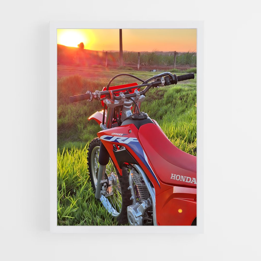 ap-honda crf250r-6 cadre Blanc