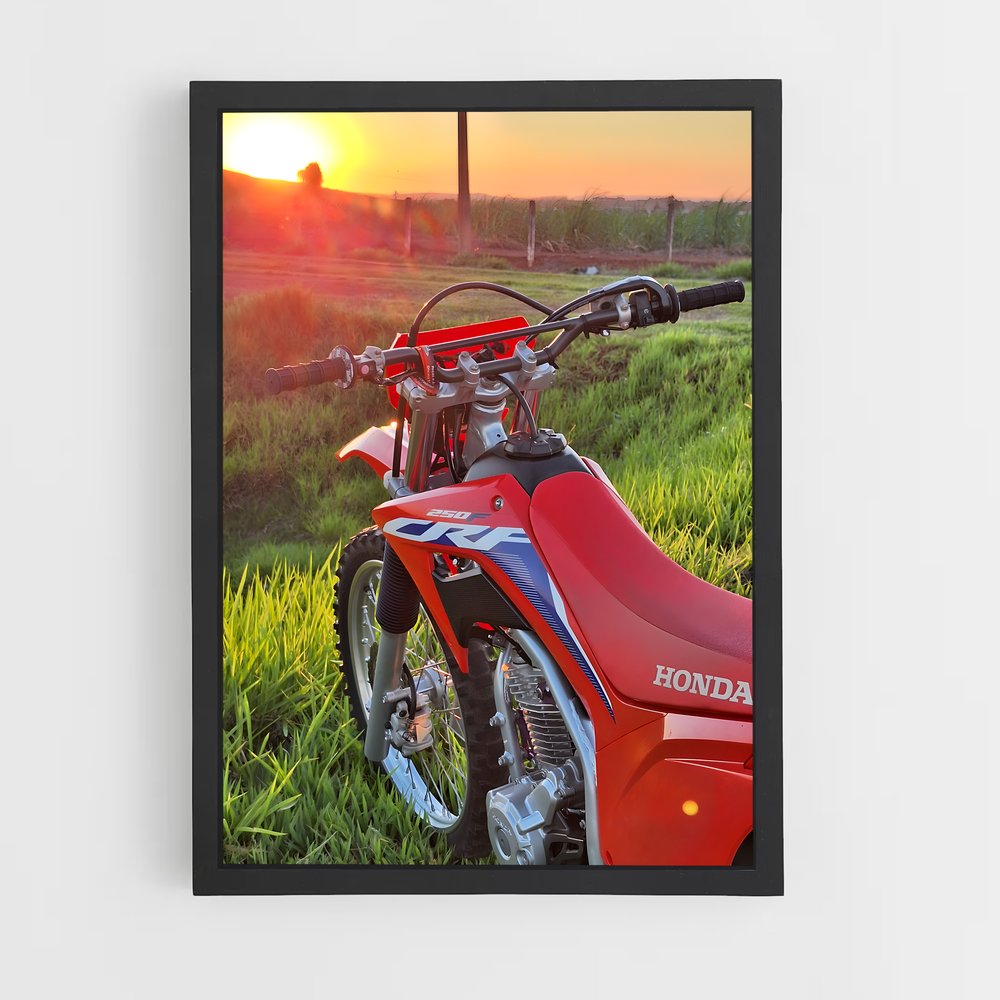 ap-honda crf250r-6 cadre Noir