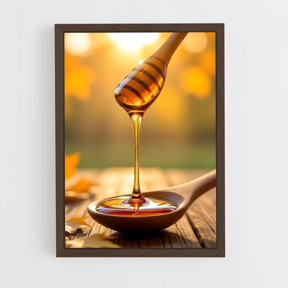 ap-honey-10 cadre Bois foncé