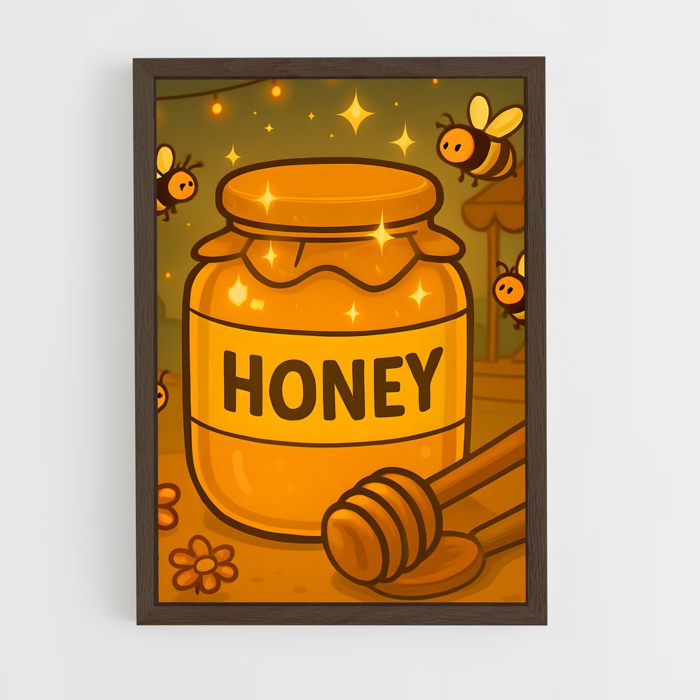 ap-honey-5 cadre Bois foncé