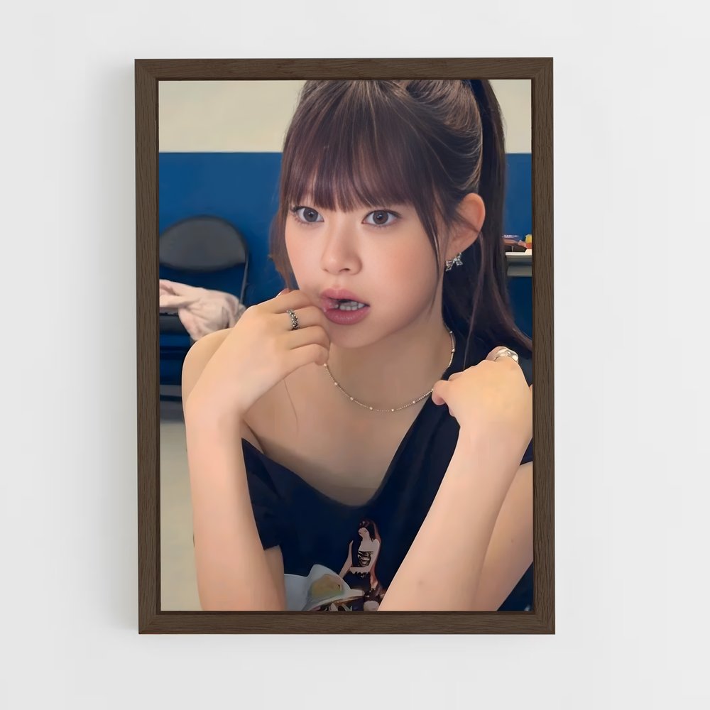 ap-hong eunchae-3 cadre Bois foncé