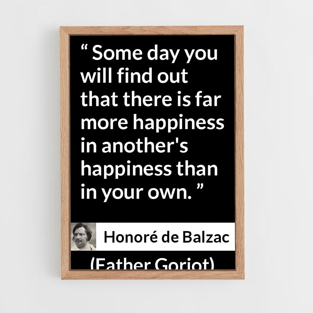 ap-honore de balzac-9 cadre Bois clair