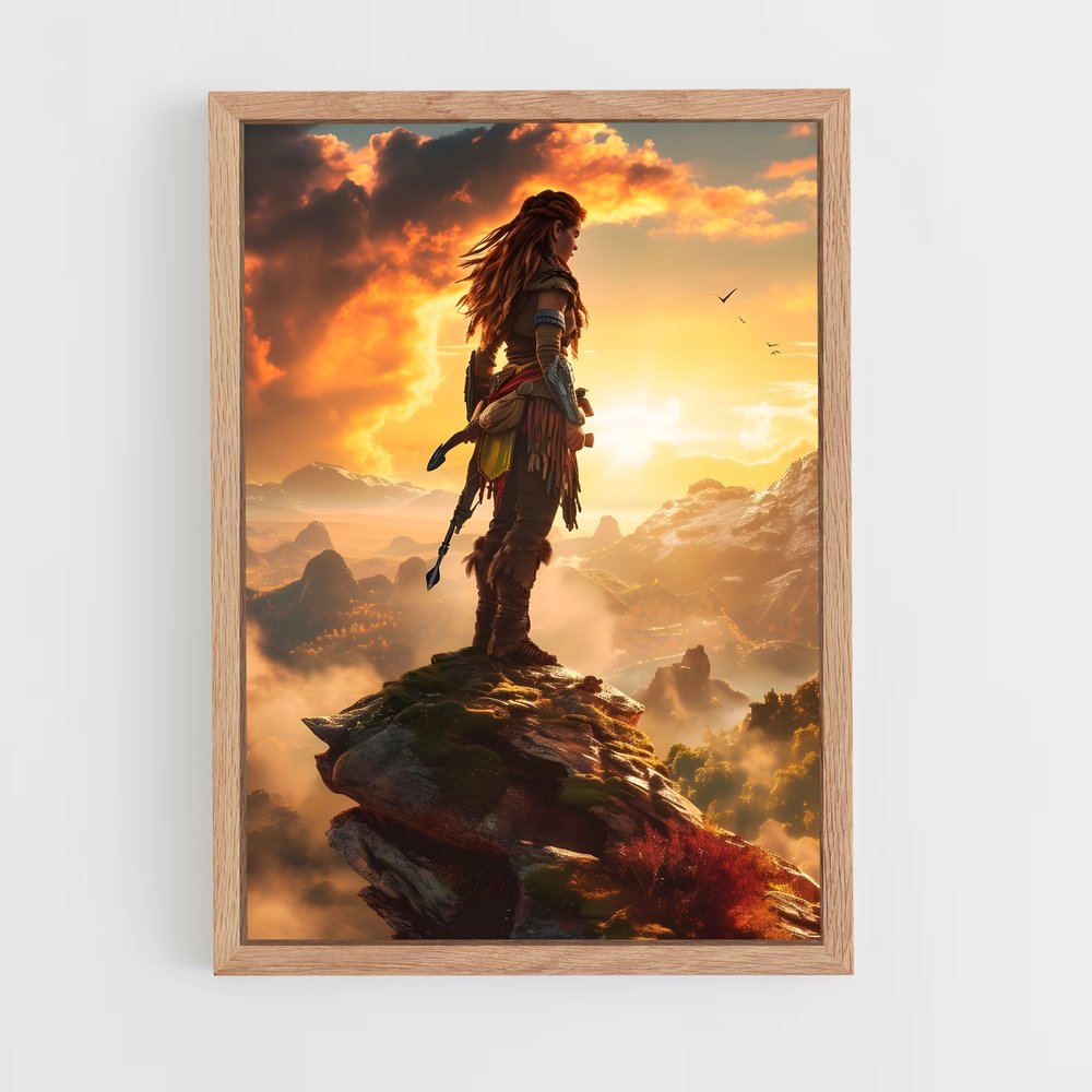 ap-horizon zero dawn-3 cadre Bois clair