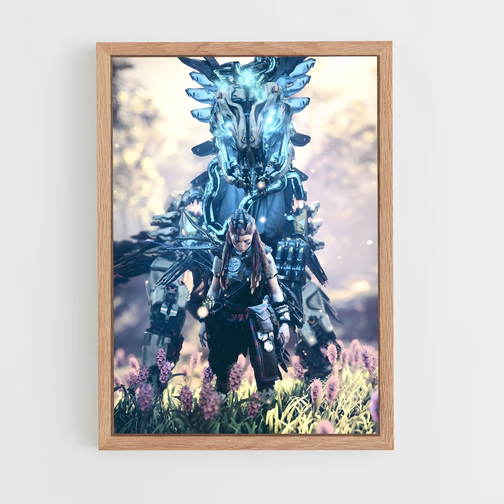 ap-horizon zero dawn-7 cadre Bois clair