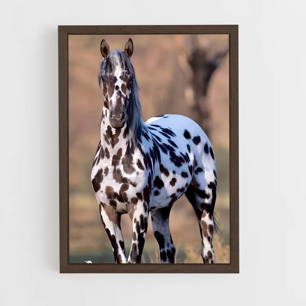 ap-horse-12 cadre Bois foncé