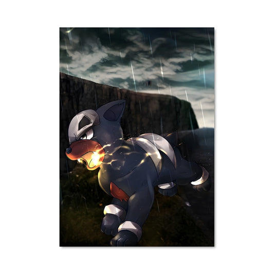 Poster Houndour en Vol