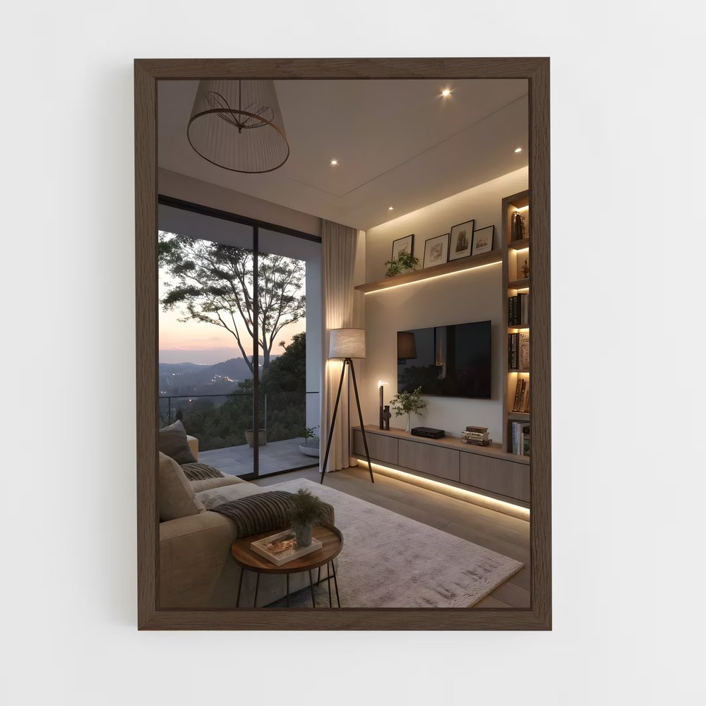 ap-house-1 cadre Bois foncé