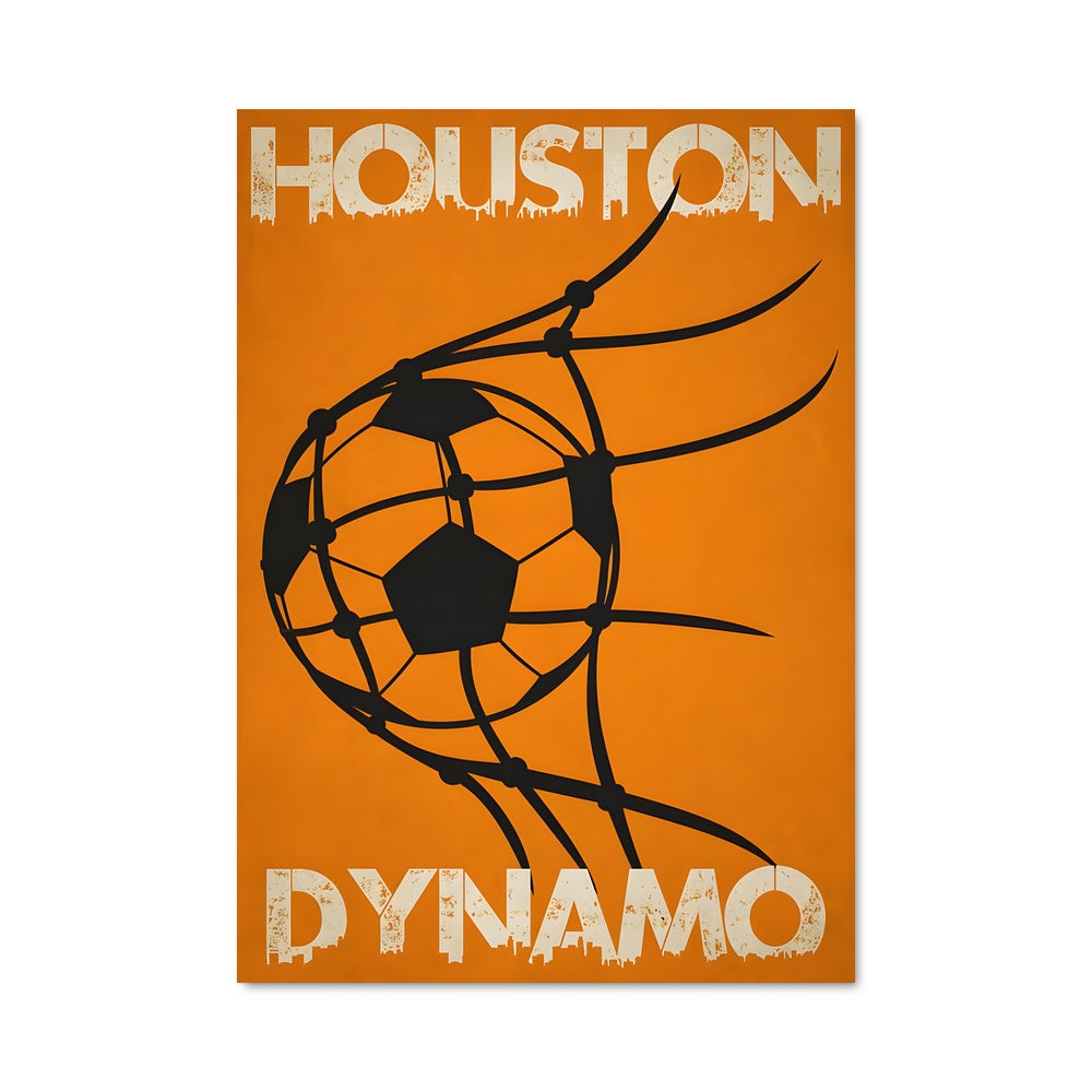 Poster Houston Dynamo: Le Pouvoir Orange