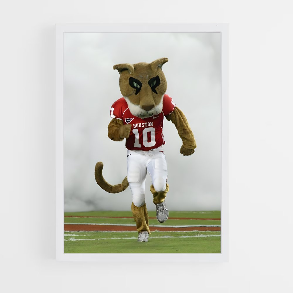 ap-houston cougars-2 cadre Blanc