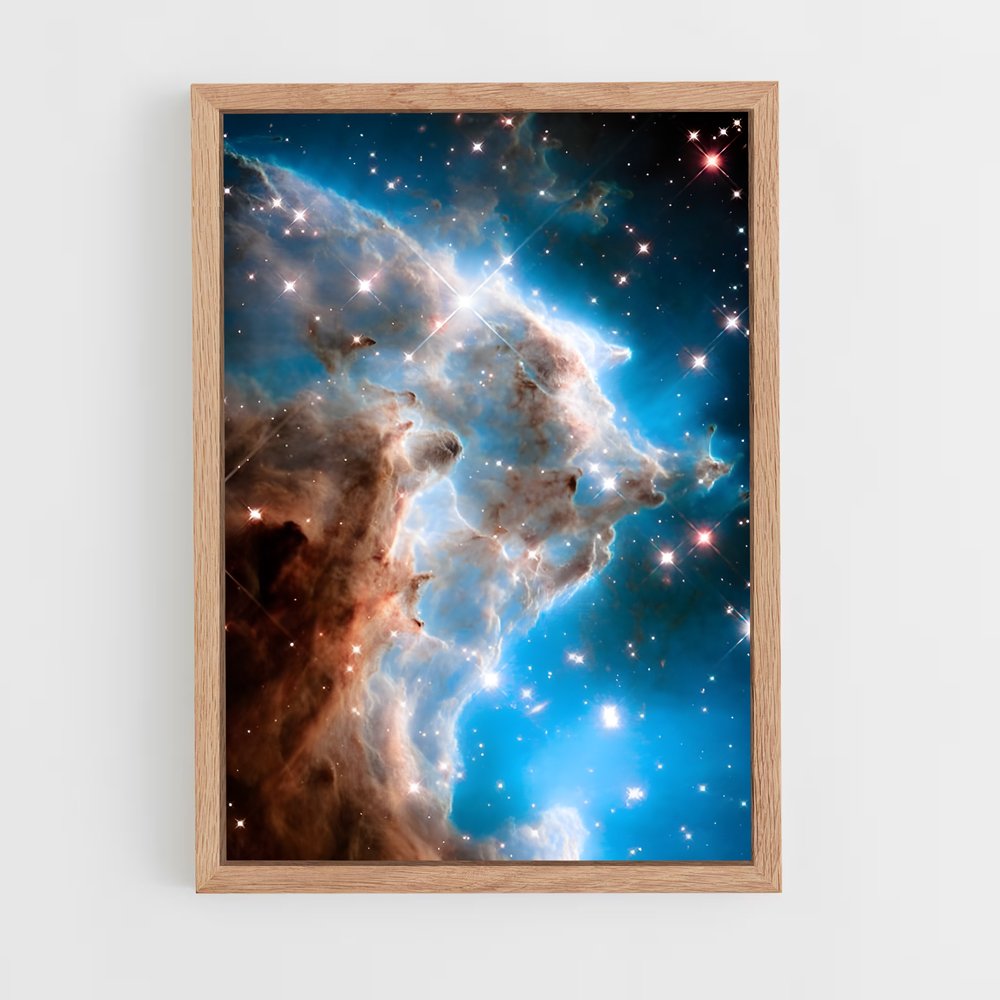 ap-hubble space telescope-10 cadre Bois clair