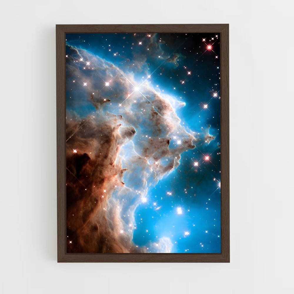 ap-hubble space telescope-10 cadre Bois foncé