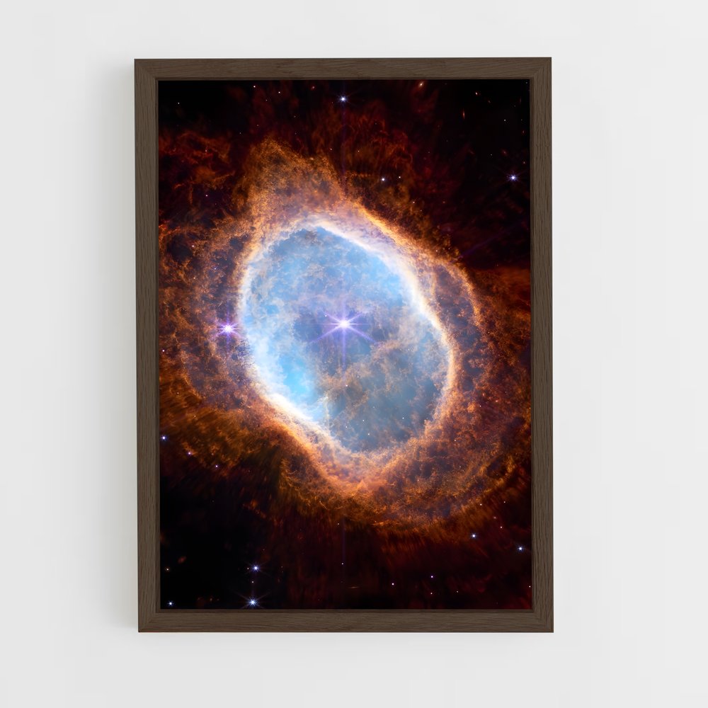 ap-hubble telescope-1 cadre Bois foncé