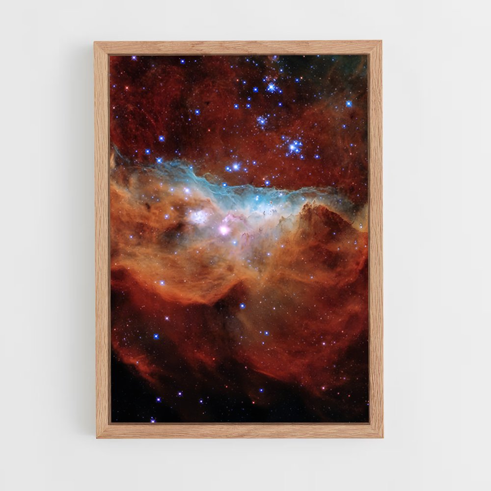 ap-hubble telescope-11 cadre Bois clair