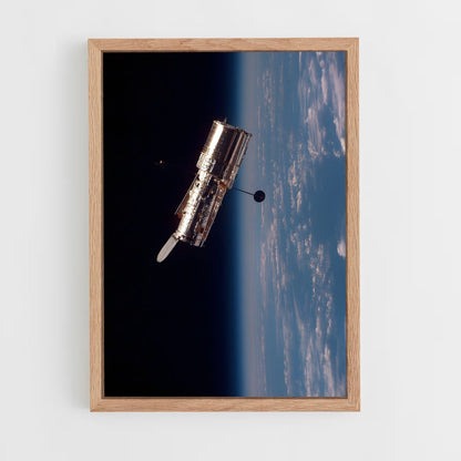 ap-hubble telescope-6 cadre Bois clair