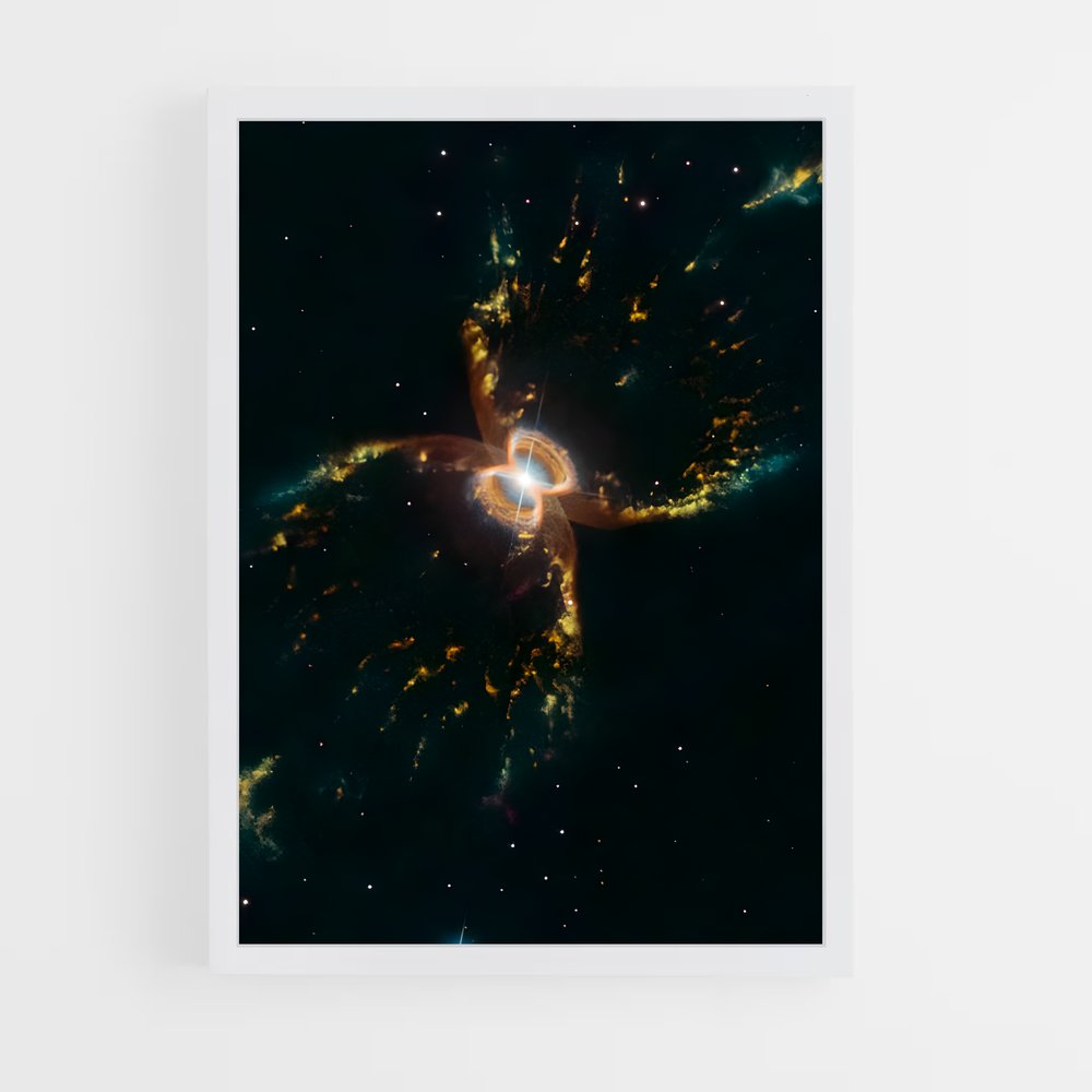 ap-hubble telescope-8 cadre Blanc