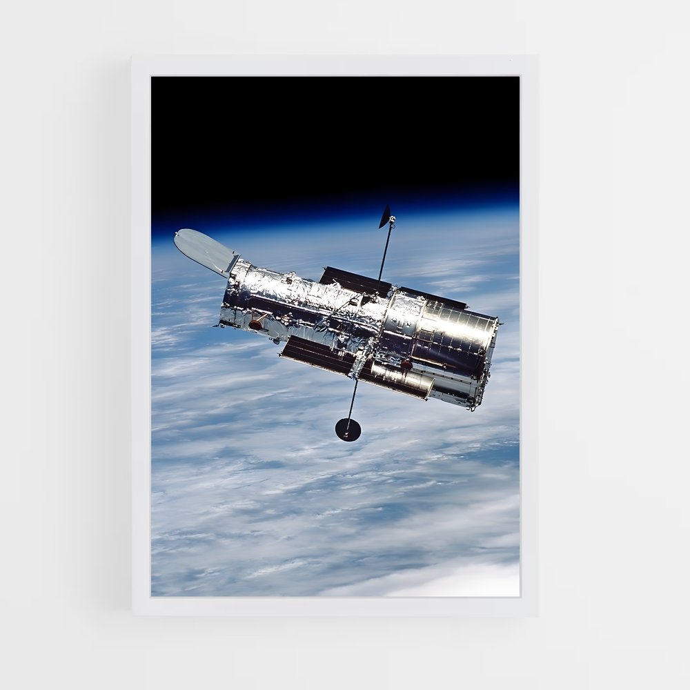 ap-hubble telescope-9 cadre Blanc